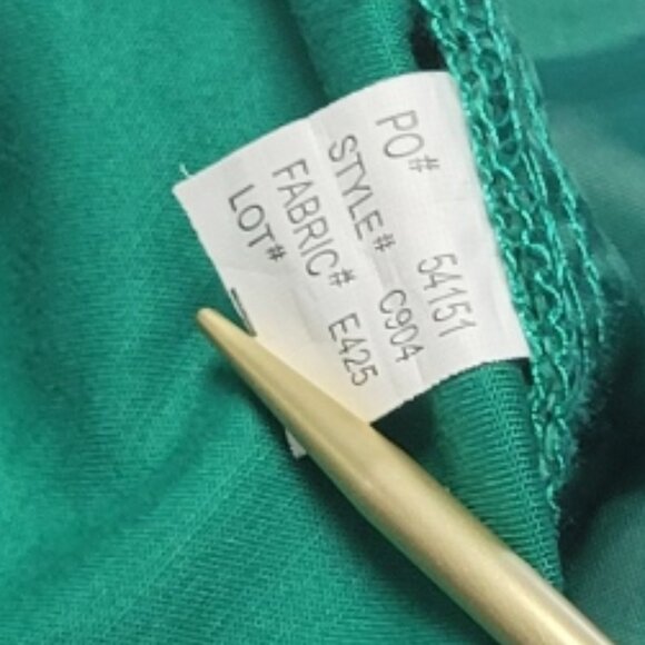 Dalia Collection Green 'Modern Fit' Ankle Pants Mid-Rise Slim Fit - Picture 10 of 11